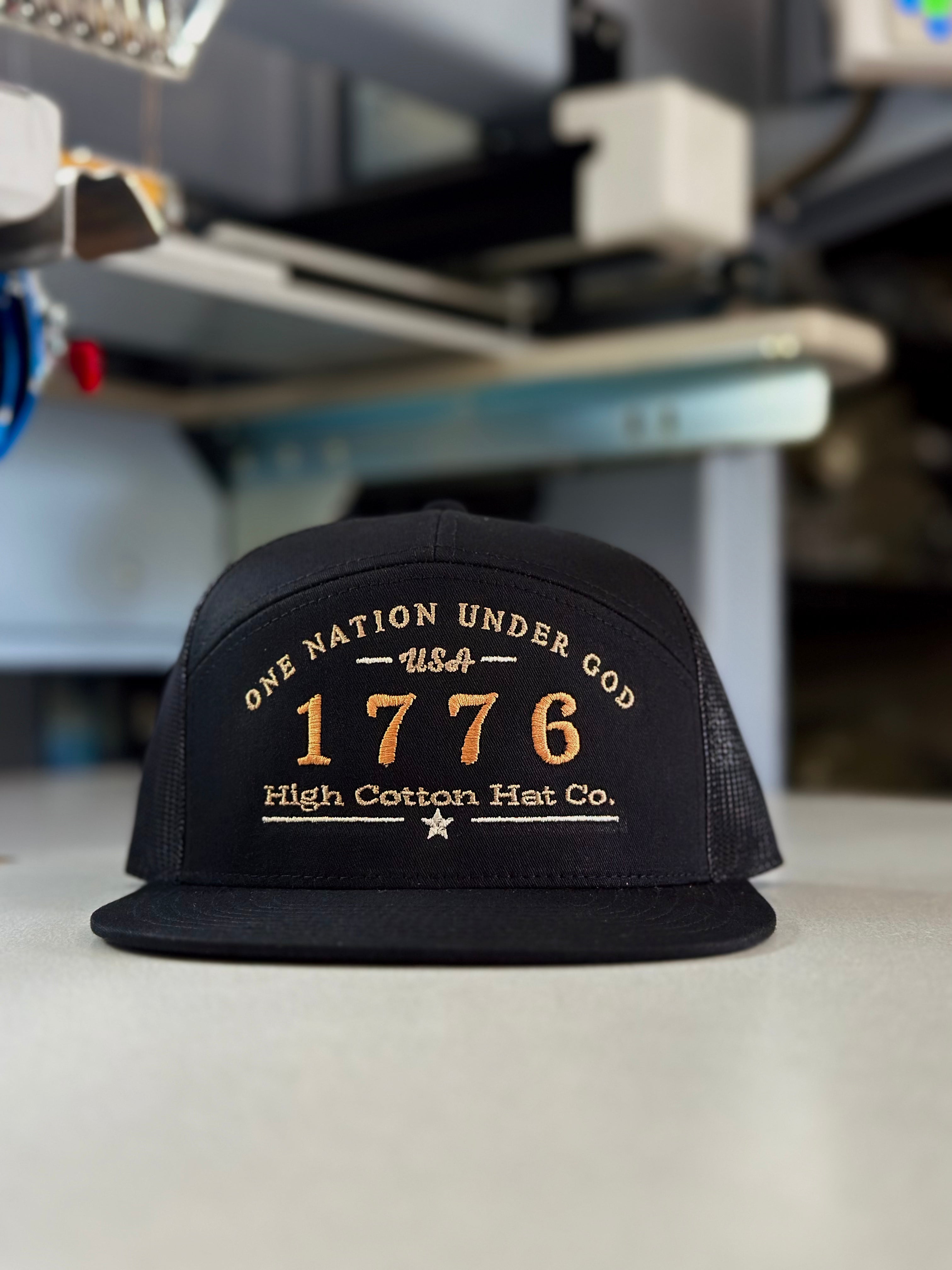 1776 Black High Cotton Hat Co