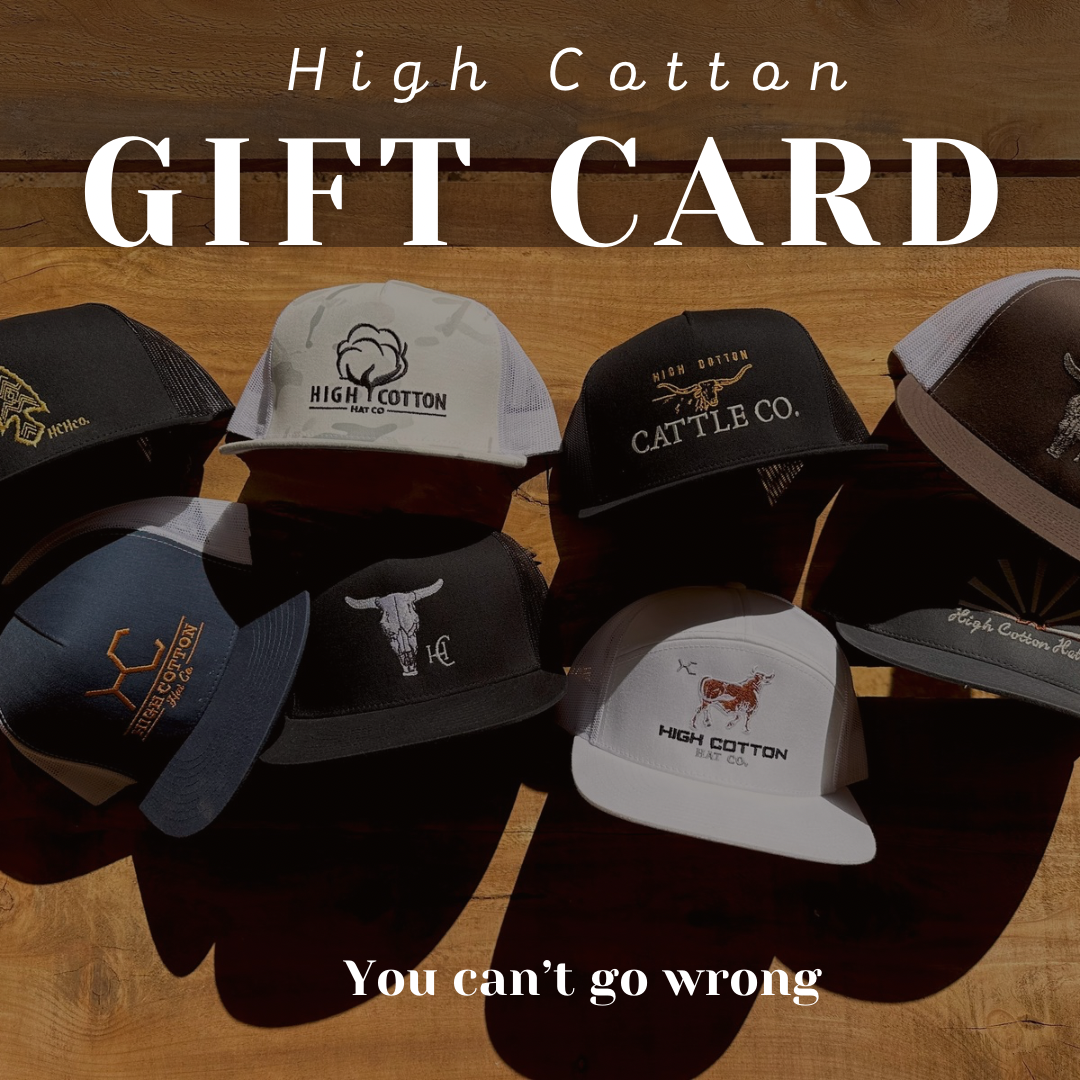 High Cotton Hat Co offers southern style caps with a hometown
